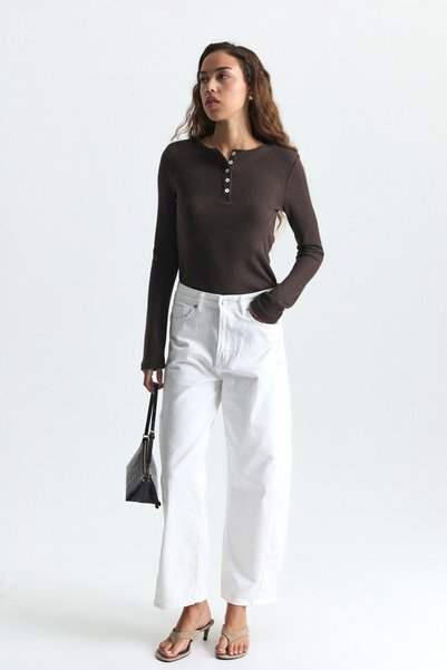Antioch Henley Knitwear T-Shirt