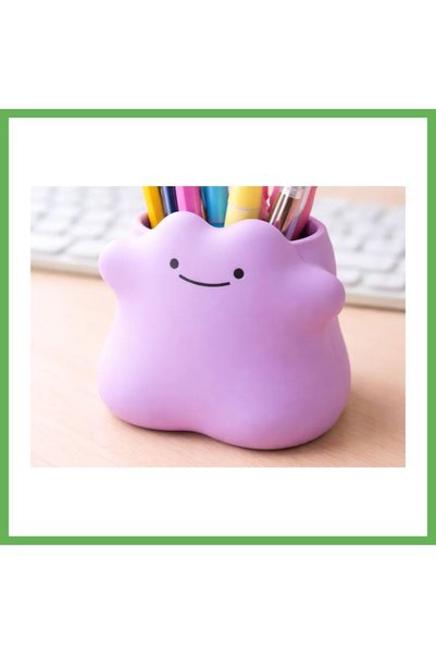 TheGencoo 3D-Printed Smiling Cloud Pencil Holder - Desktop Organizer - Purple...