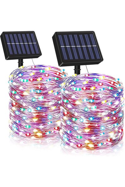 BOOMBOOMBOOM BOOM Solar String Lights for Garden Patio Christmas Tree Indoor ...