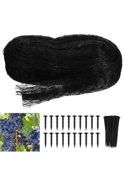 Generic Bird Protection Net, Bird Net, 7.5 x 7.5 m, Pond Net, Fine Mesh with ...