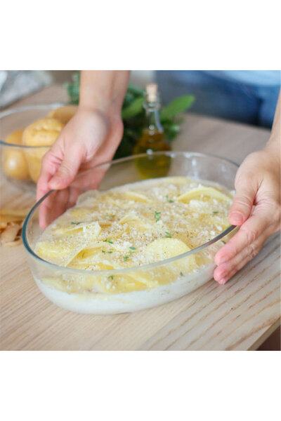 Pyrex ALIR-221B100 borosilicate glass baking tray 21 x 13 cm