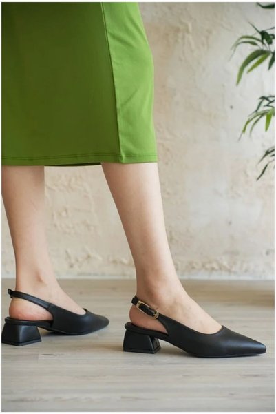 Nur store Çanta Women's Balanced, Elegant Evening Leather City Heeled Shoes ·...