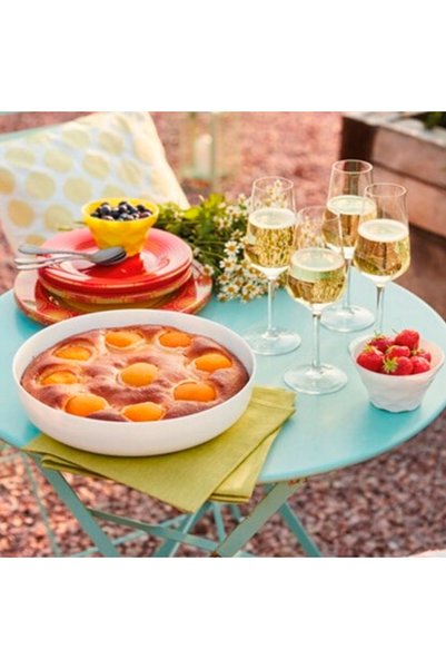 Luminarc Diwali Service baking tray 26 cm made of tempered opal glass