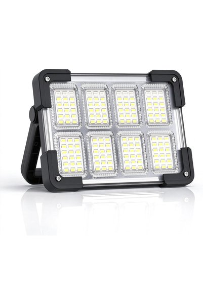 Generic DANCINGBOAR 120W Solar Rechargeable 144 LED Work 10000LM Flood | Port...
