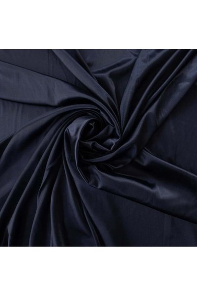 NO BRAND Satin Elastic - Eleganță și Versatilitate - Bleumarin Intens