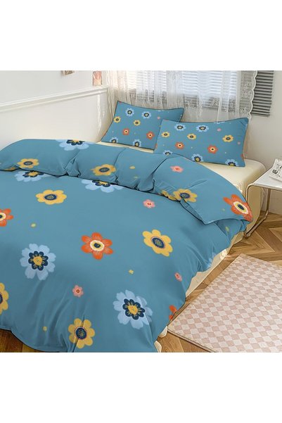 LEADER GLOBAL Boho Classic Design 3 Pieces Duvet Cover Set, Fashion Bedding