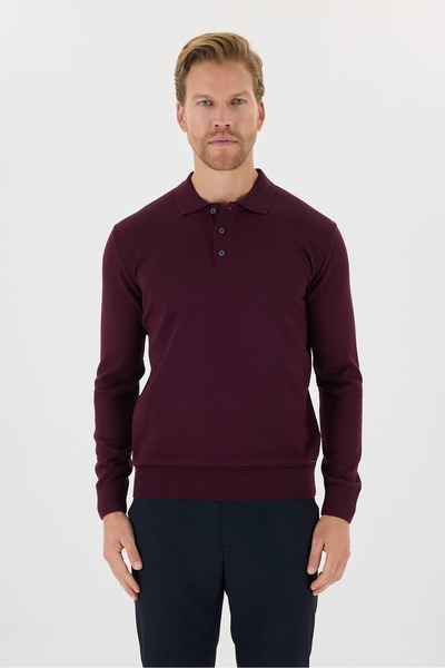 Paşahan Polo Neck Woolen Men's Knitwear Sweater