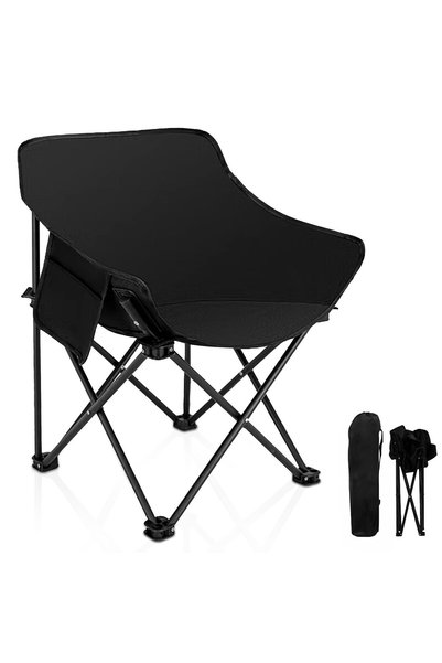 T Tersely Heavy Duty Folding Camping Chairs with Side Pockets, Lightweight an...