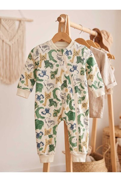 Shoebuo Girls' and Boys' 1.5–2 Tog Patterned Onesie