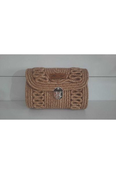 MTG JÜT TASARIM SÜMBÜL 2 MODEL: HANDCRAFTED JUTE WOVEN STRAP SHOULDER BAG WIT...