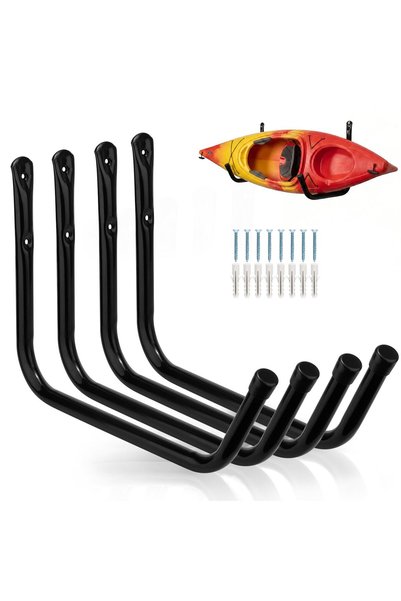 GENERAL Kayak Storage Rack Wall Mount, Kayak Hooks, Heavy Duty Garage Storage...