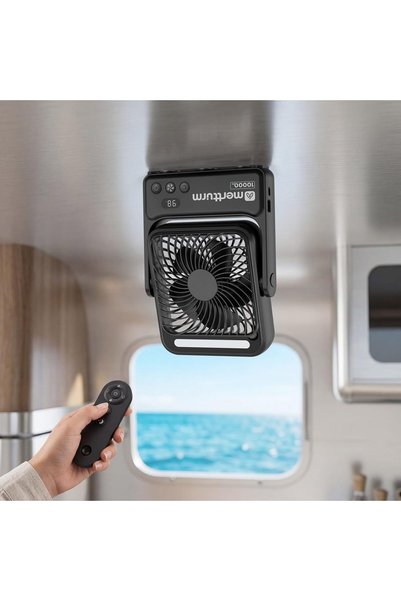 MERTTURM Magnetic Desk Fan for Cruise with Night Light, 10000mAh Rechargeable...
