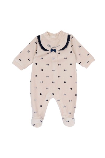 Chicco Salopeta bebelusi din velur, Multicolor, 00919-69MFCI