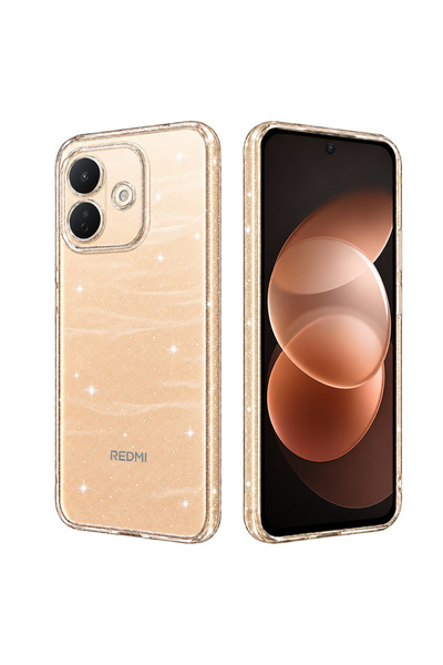 Techsuit Case for Xiaomi Redmi Note 17 Pro 5G SparkleSkin Series, Transparent