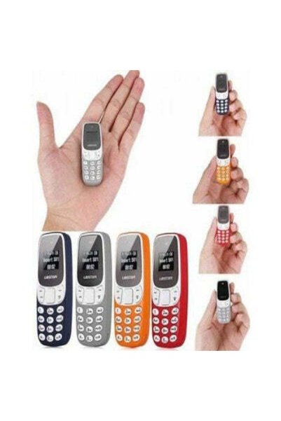 NO BRAND Cel mai mic telefon Dual SIM disponibil pe piata - gri
