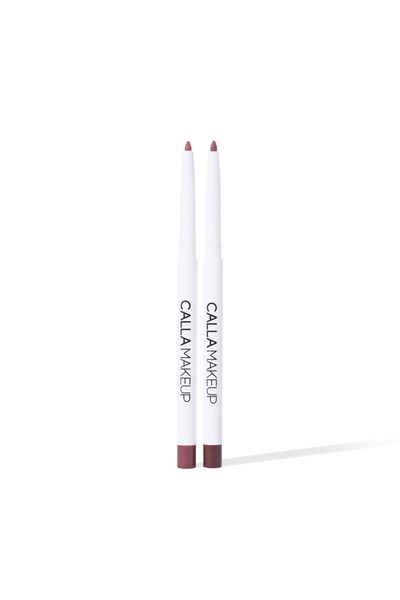 CALLA Makeup مجموعة محدد الشفاه "أوفرلايند ديو" - قطعتان