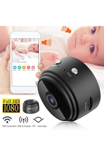 NO BRAND Pachet 2 buc - A9 Mini WiFi cameră cu rezoluție 1080p și funcție de ...