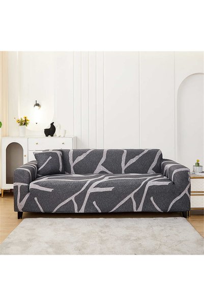 Relax Home Husă canapea o persoană Relaxe Home SOLID SOFA COVER 90–140 cm Gri...