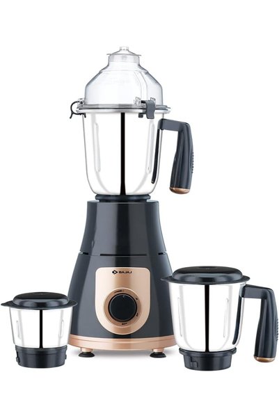Bajaj GX 3701 750W Mixer Grinder, Black/Silver