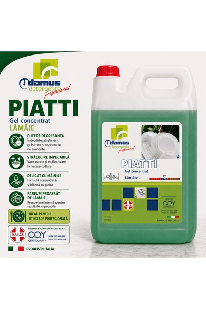 chiaro luce Detergent profesional pentru vase Cronus Piatti Gel Concentrat – ...