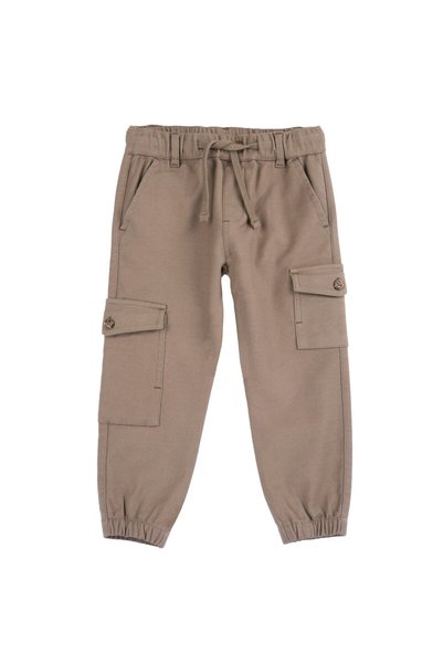 Chicco Pantaloni copii Chicco, bej cu alb, 07740-67MC
