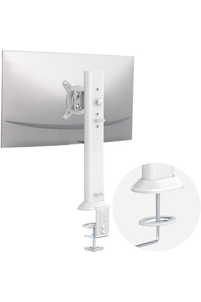 Hemudu Single Arm Holder for Desktop Monitor, Fits Flat Screens 33cm to 81.3c...