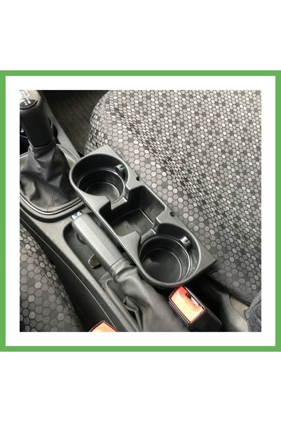 TheGencoo Seat-to-Seat, Behind-the-Seat Cup Holder Organizer, Black GEN01