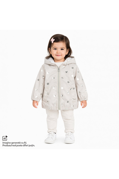 Chicco Jacheta copii Chicco, Gri cu model, 02284-70MC