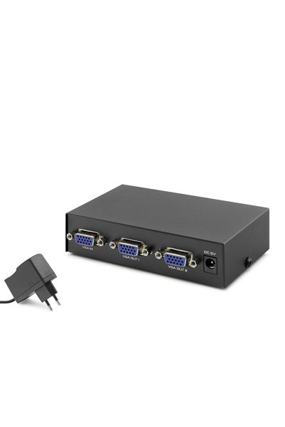 Marsilyan Vga Splitter 1 In 2 Out 200 Mhz - Siyah HDX1277 TG-BSVA43