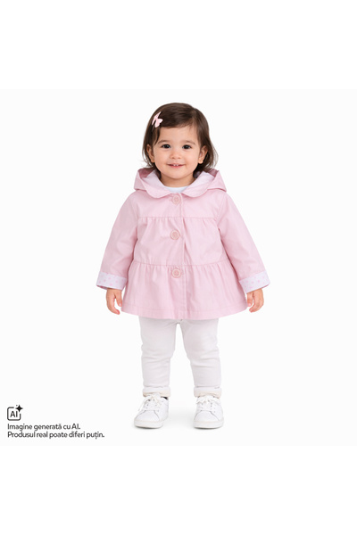 Chicco Jacheta copii impermeabila, Roz, 02080-70MFCO