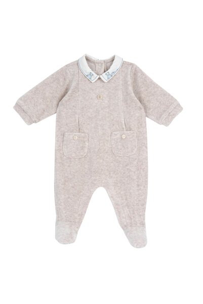 Chicco Salopeta bebelusi din velur, Bej, 02377-71MFCI