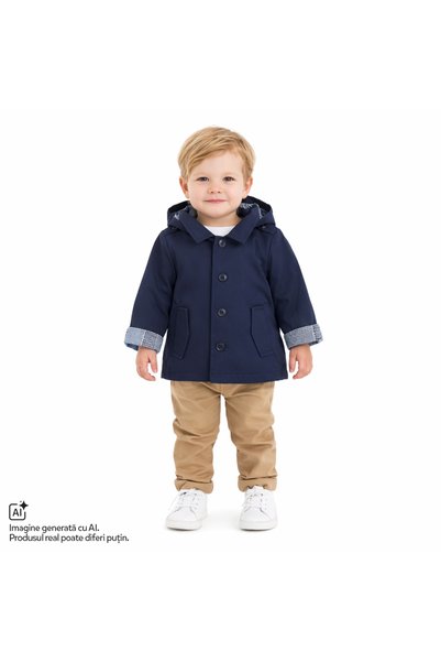 Chicco Jacheta copii cu gluga, Albastru, 01721-70MFCO