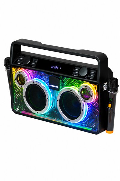 KOLAV karaoke speaker, 40 W, Bluetooth 5.2, two mics and 4000 mAh battery