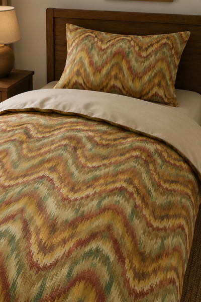 Nazik Home Varela Tulle 100% Cotton Single-Size 2-Piece Bedding Set