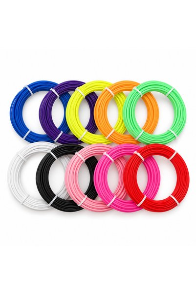 Luxis Νήμα PLA για 3D στυλό, δέκα χρώματα x 5 μ., διάμετρος 1,75 mm