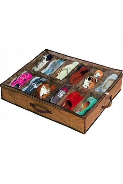NO BRAND Organizator de pantofi Shoes Under - profita de spatiul nefolosit