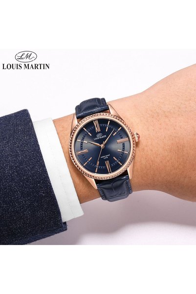louis martin Men's leather watch from the original Louis Martin brand, availa...