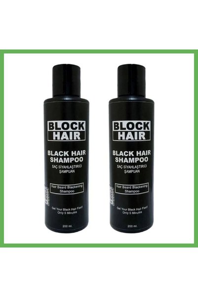 TheGencoo Block Hair Shampoo for Darker Hair, 200 mL x 2, GEN01