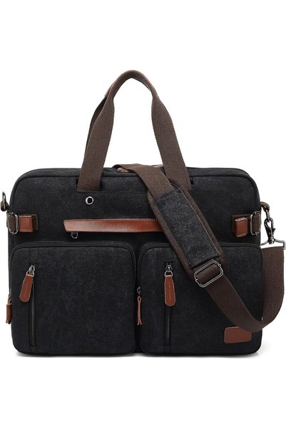 GENERAL Laptop Bag Convertible Backpack Bussiness Office Briefcase Shoulder B...