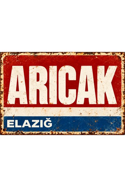 Lucena Arıcak Elazığ – Tablou de perete retro metalic, placă decorativă vinta...