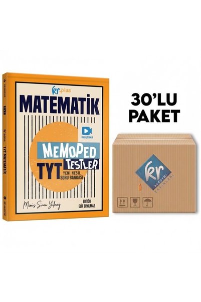 KR Akademi Yayınları TYT MEMOPED MATEMATİK SORU BANKASI OKUL PAKETİ (AVANTAJL...