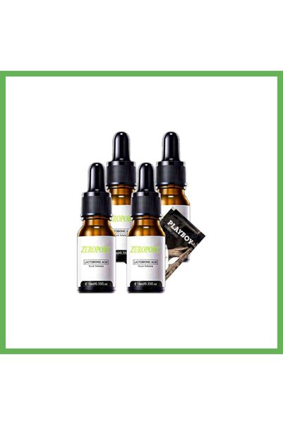 TheGencoo Zeropore Instant Perfection Serum, 4 Bottles, 30 mL Each + Free Gel...