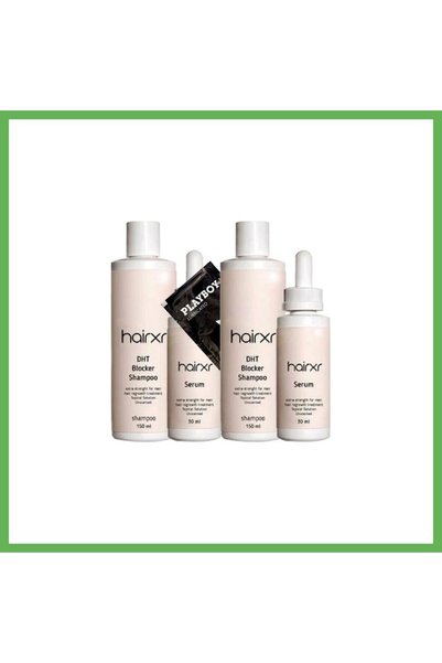 TheGencoo Hairxr Shampoo and 30 ml Serum SNMP20309, 2 Bottles of 150 ml Hairx...