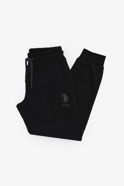 U.S. Polo Assn. بنطلون رياضي أسود للأولاد 50320453-VR046