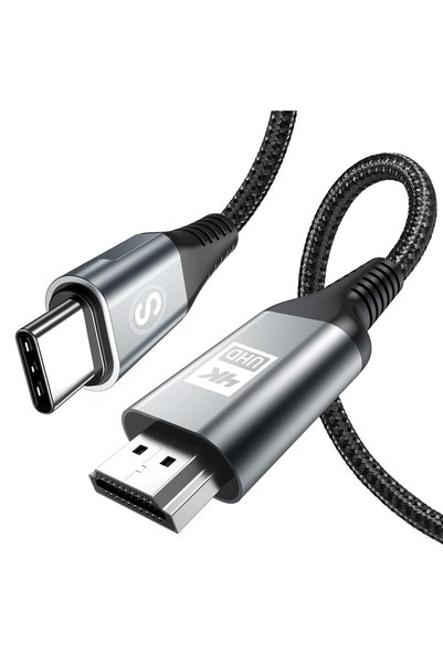 GENERAL كابل AviBrex من USB-C إلى HDMI، طول 0.5 متر، يدعم دقة 4K بمعدل 60 هرت...