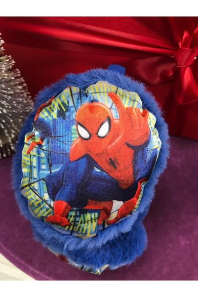 GA Mark Blue Plush Headphones with Spider-Man Figure