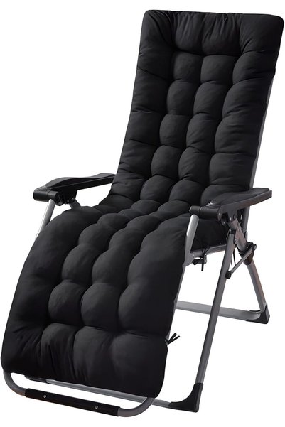 Sandinrayli Patio Chaise Lounger Cushion, Thicken Soft Recliner Rocking Chair...