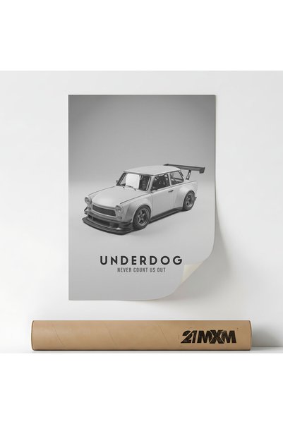 21mxm Poster Decorativ Tematică Automotive & Motivation Trabant - 'Underdog',...
