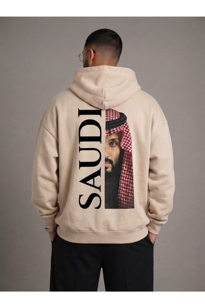 HAI COLLECTİON سويت شيرت بيج كبير الحجم بغطاء للرأس للجنسين