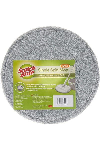 GENERAL Scotch-Brite Microfiber Spin Mop Refill | It absorbs liquid quickly |...